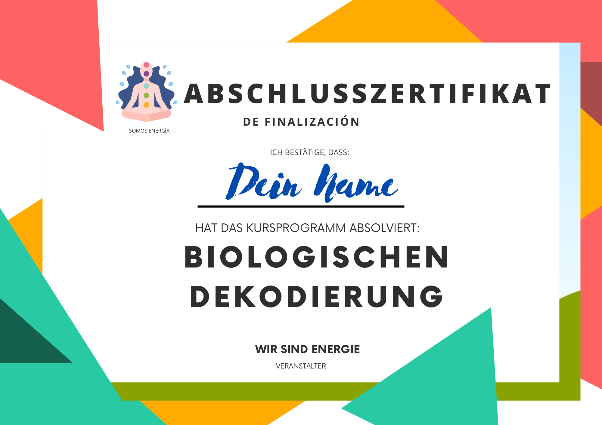 Abschlusszertifikat
